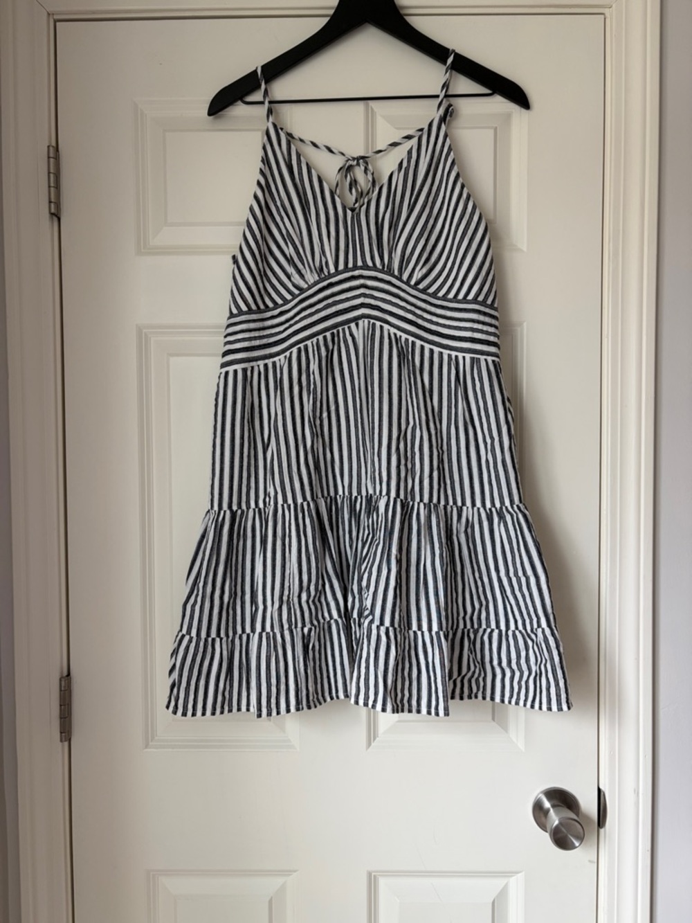NWT American Eagle Outfitters Black and White Striped Sundress